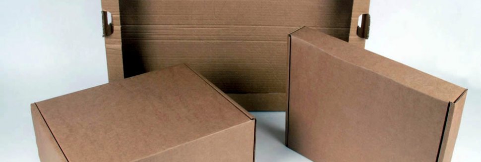 Corrugated cardboard boxes