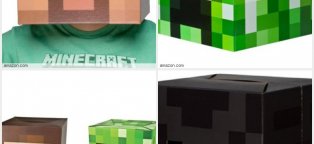 Minecraft cardboard box